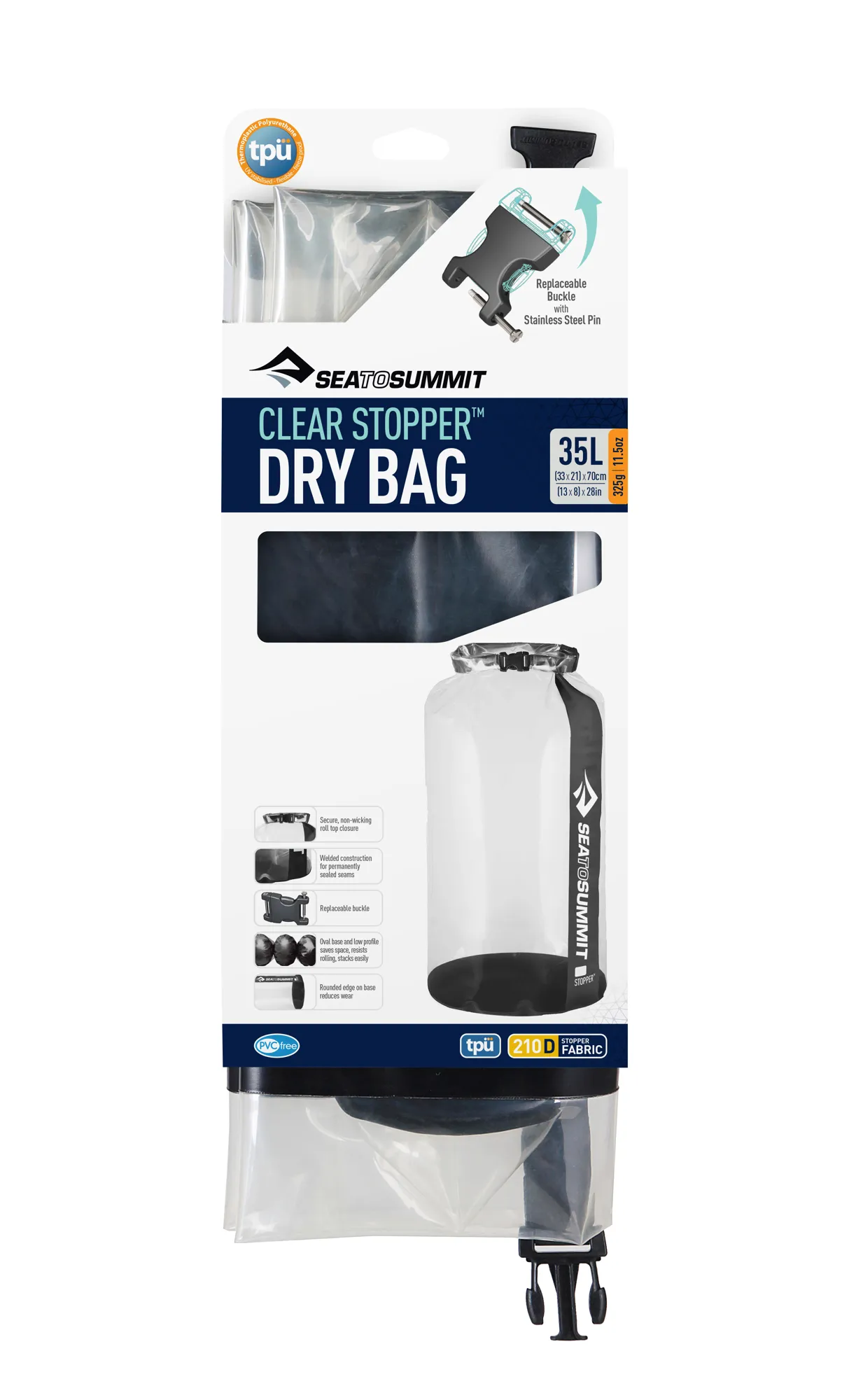 Sea to Summit - Stopper Clear Dry Bag - 35L