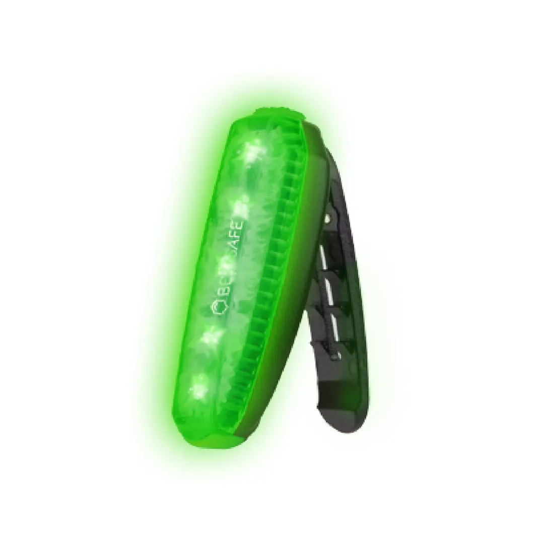 Bee Safe Led Clip Light USB Groen