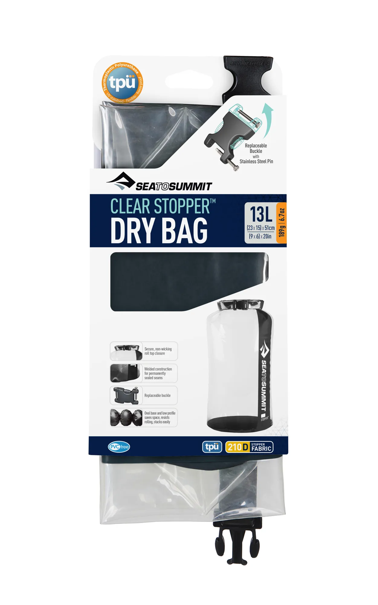 Sea to Summit - Stopper Clear Dry Bag - 13L