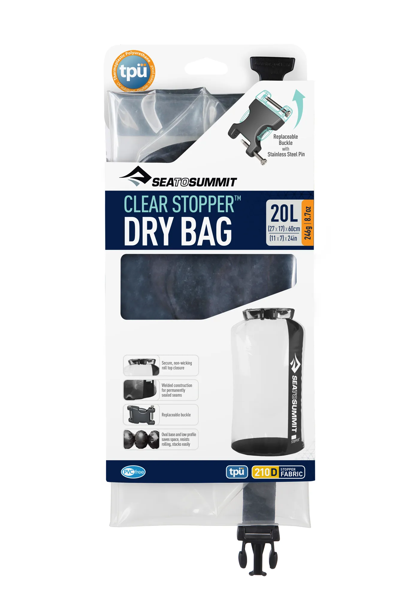 Sea to Summit - Stopper Clear Dry Bag - 20L