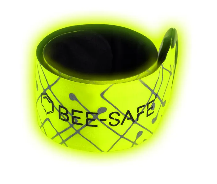 Bee Safe Led Click Band USB Lime