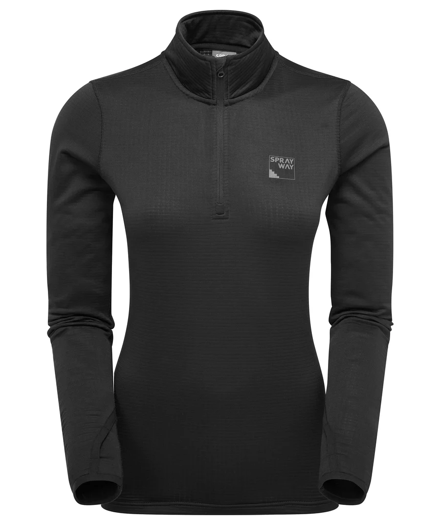 Sprayway Effra Half-Zip - Zwart