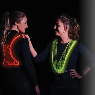 Bee Safe Led Vest USB Lime